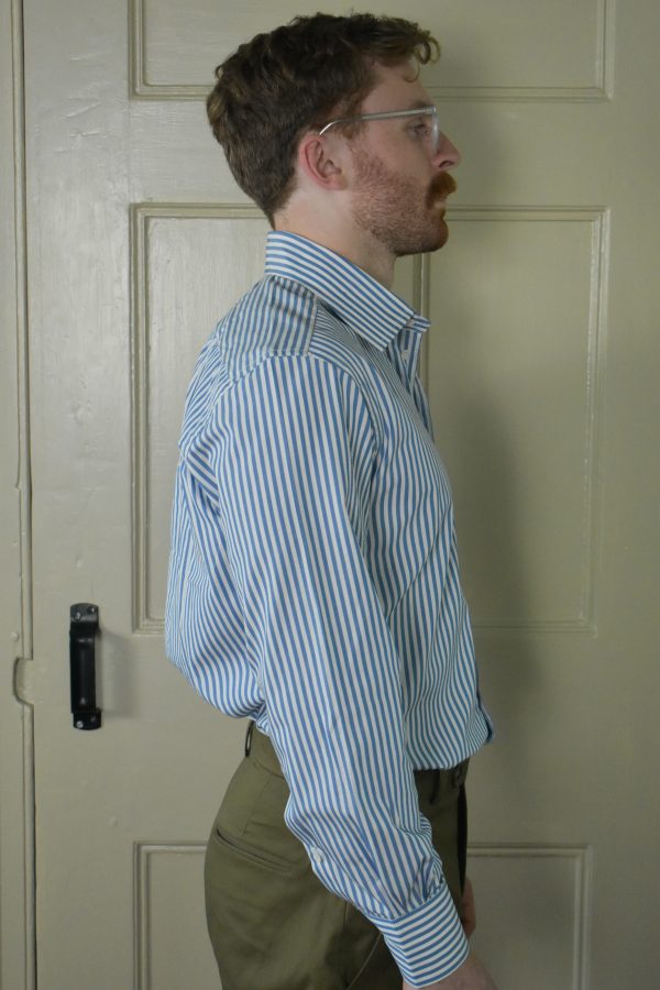 HAND-SEWN FORMAL SHIRT IN CLASSIC BENGAL STRIPE 100s 2-PLY POPLIN 2 HAND-SEWN FORMAL SHIRT IN CLASSIC BENGAL STRIPE 100s 2-PLY POPLIN - Image 2