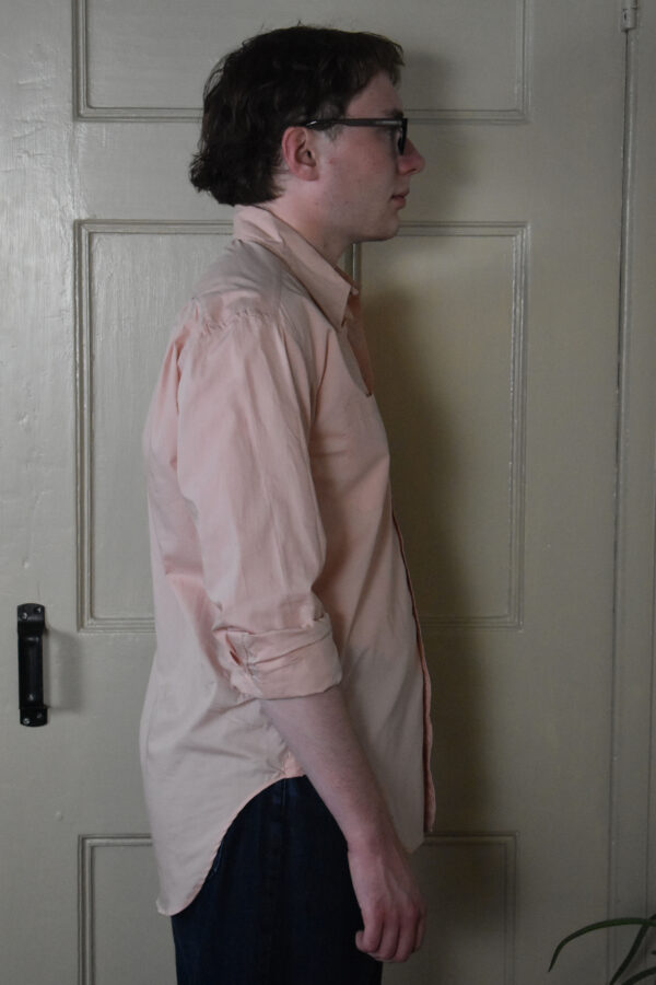 AVIDAN SHIRT IN DUSTY ROSE COTTON POPLIN 7 AVIDAN SHIRT IN DUSTY ROSE COTTON POPLIN - Image 7