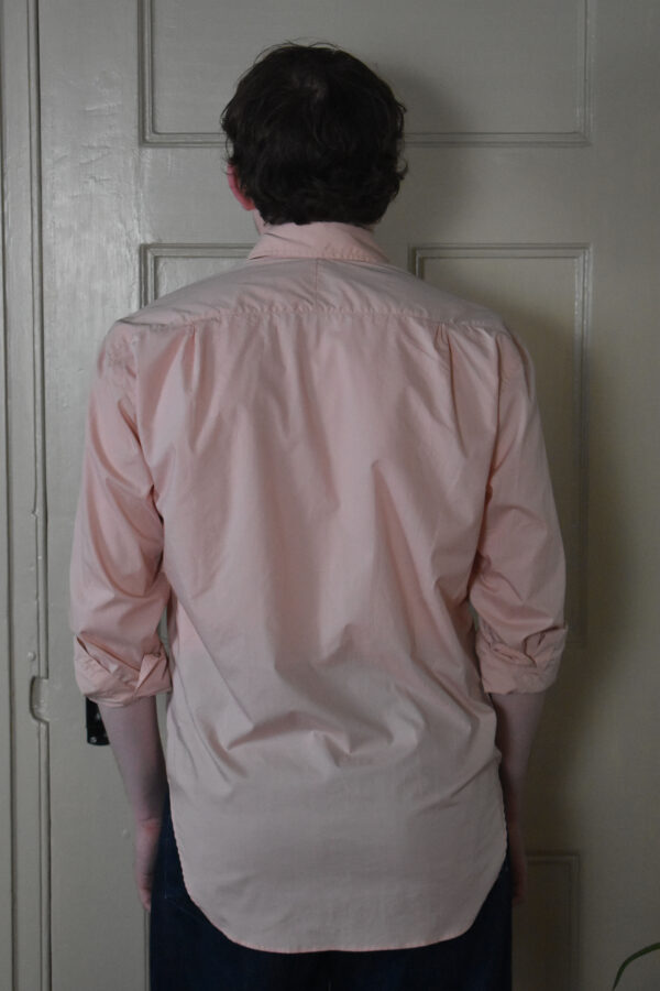 AVIDAN SHIRT IN DUSTY ROSE COTTON POPLIN 6 AVIDAN SHIRT IN DUSTY ROSE COTTON POPLIN - Image 6