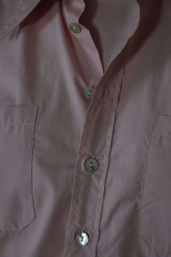 AVIDAN SHIRT IN DUSTY ROSE COTTON POPLIN 3 AVIDAN SHIRT IN DUSTY ROSE COTTON POPLIN - Image 3
