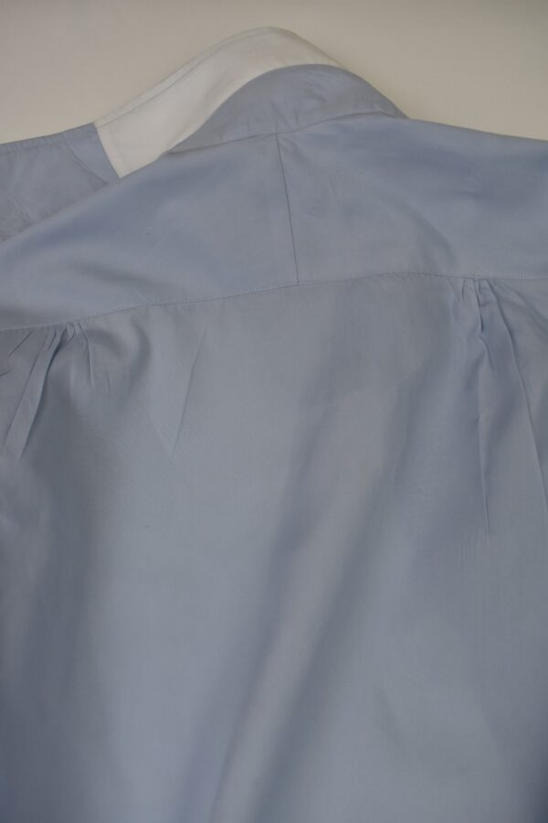 HAND-SEWN FORMAL SHIRT IN FINE CLASSIC BLUE 100s 2-PLY POPLIN 2 HAND-SEWN FORMAL SHIRT IN FINE CLASSIC BLUE 100s 2-PLY POPLIN - Image 2