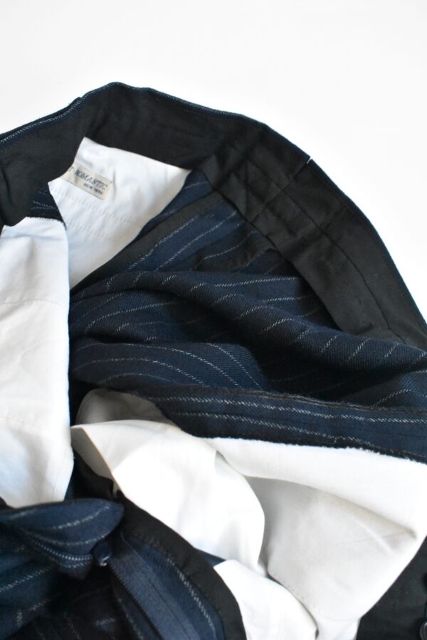 SIMPLE TAPERED PANTS IN NAVY BLUE PINSTRIPED WOOL (Copy) 9 SIMPLE TAPERED PANTS IN NAVY BLUE PINSTRIPED WOOL (Copy) - Image 9