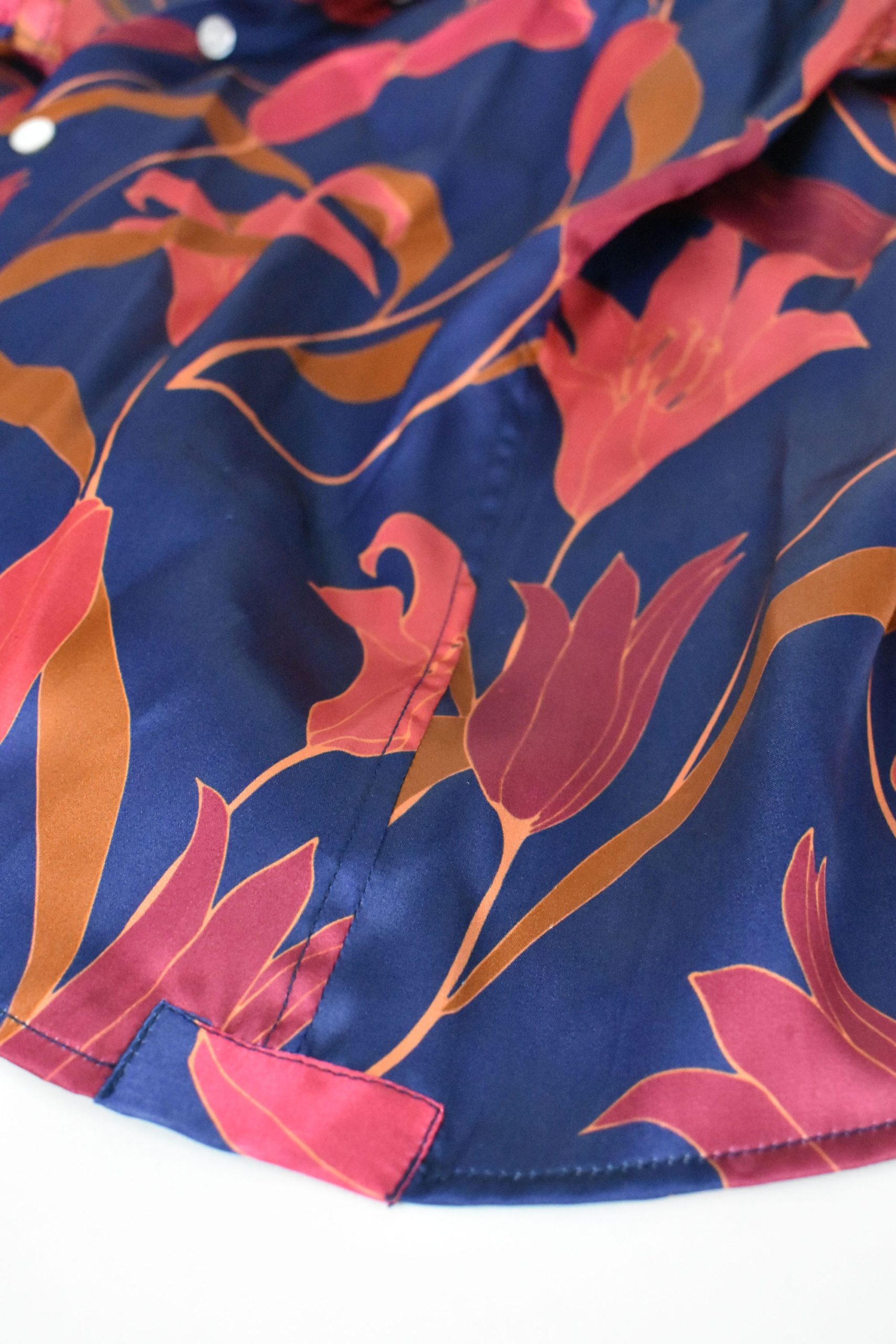 BLUE TULIP CHARMEUSE SILK SIMPLE SHIRT 7 BLUE TULIP CHARMEUSE SILK SIMPLE SHIRT - Image 7