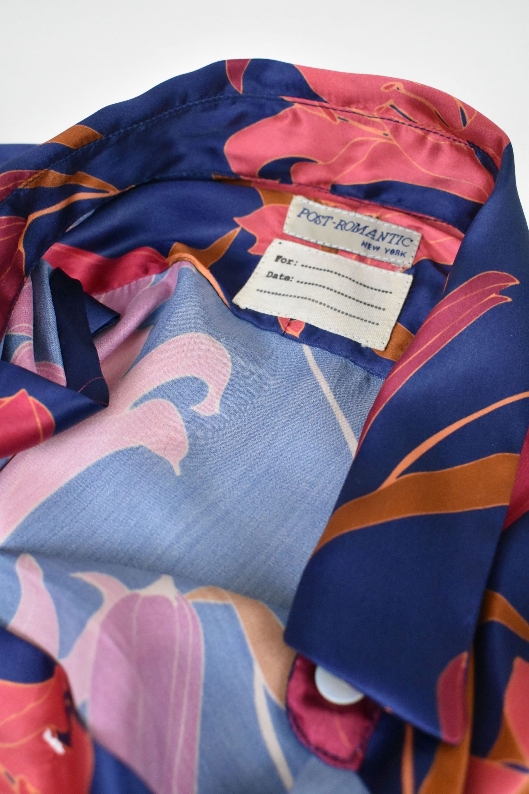 BLUE TULIP CHARMEUSE SILK SIMPLE SHIRT 8 BLUE TULIP CHARMEUSE SILK SIMPLE SHIRT - Image 8