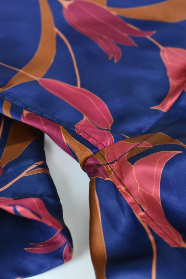 BLUE TULIP CHARMEUSE SILK SIMPLE SHIRT - Image 9