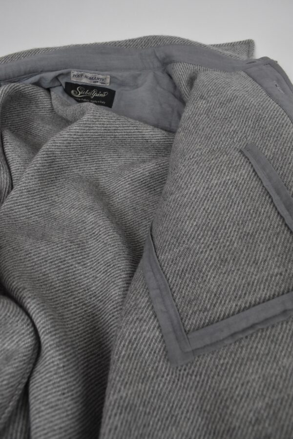 UTTERLY NATURAL, UNDYED ITALIAN WOOLEN TWEED OVERSHIRT 3 2 UTTERLY NATURAL, UNDYED ITALIAN WOOLEN TWEED OVERSHIRT 3 - Image 2