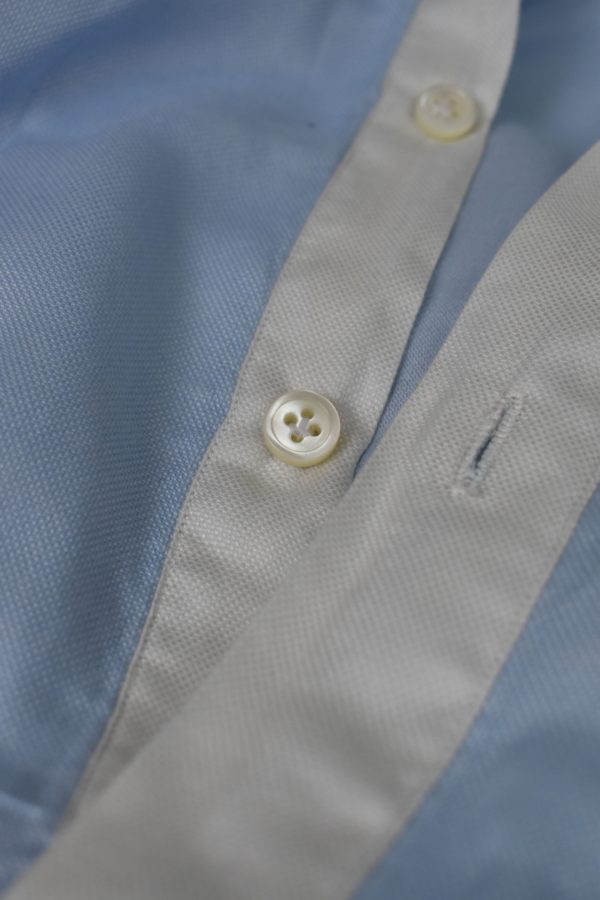 POPOVER SHIRT IN SILK/COTTON BLEND - Image 4