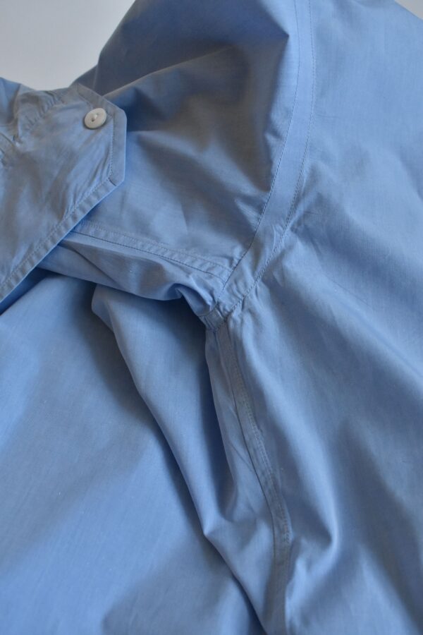 TYPEWRITER COTTON BLUE BAND COLLAR SHIRT 2 TYPEWRITER COTTON BLUE BAND COLLAR SHIRT - Image 2