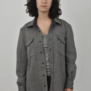 UTTERLY NATURAL, UNDYED WOOLEN OVERSHIRT 1