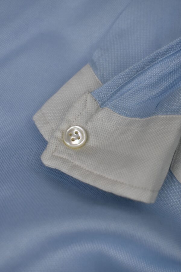 POPOVER SHIRT IN SILK/COTTON BLEND - Image 7