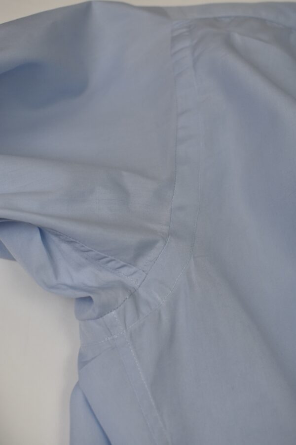 HAND-SEWN FORMAL SHIRT IN FINE CLASSIC BLUE 100s 2-PLY POPLIN 4 HAND-SEWN FORMAL SHIRT IN FINE CLASSIC BLUE 100s 2-PLY POPLIN - Image 4