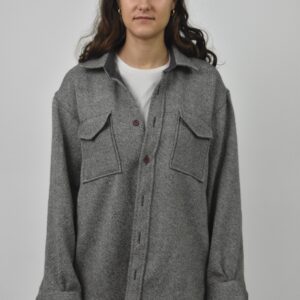 UTTERLY NATURAL, UNDYED WOOLEN OVERSHIRT 2