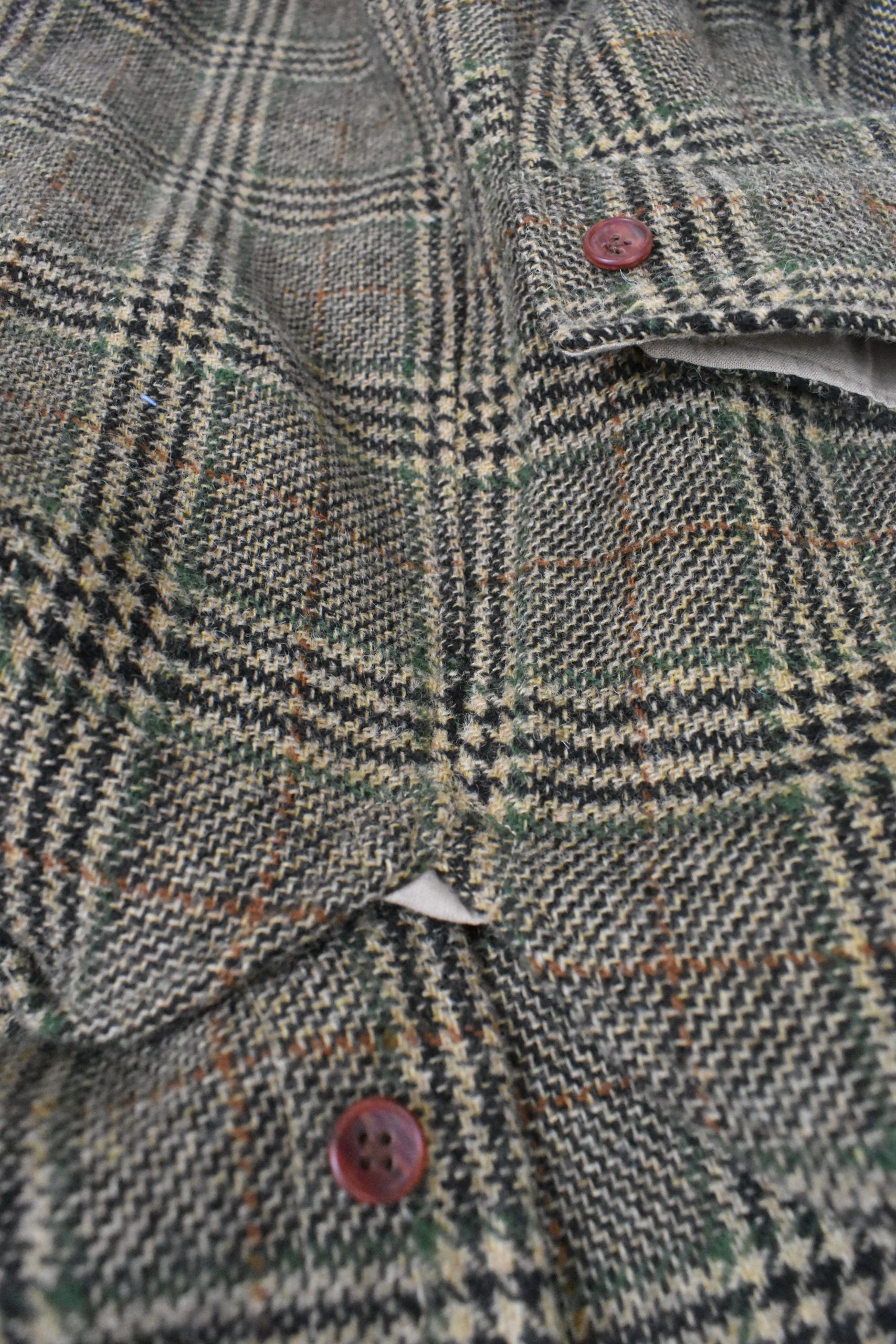WOMEN'S WASHED WOOL PLAID OVERSHIRT 5 WOMEN'S WASHED WOOL PLAID OVERSHIRT - Image 5