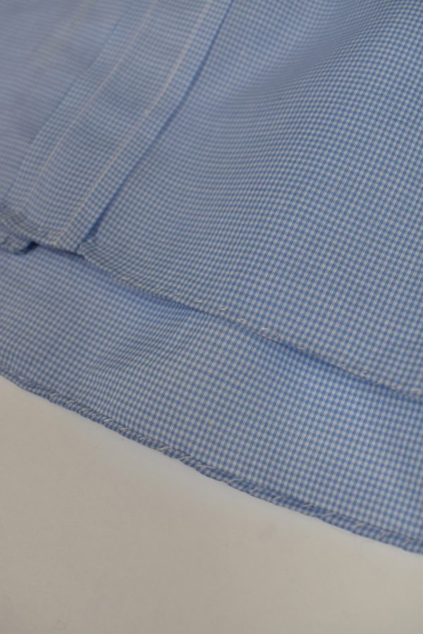 HAND-WORKED GRANDI & RUBINELLI SHIRT IN MICRO CHECKS 3 HAND-WORKED GRANDI & RUBINELLI SHIRT IN MICRO CHECKS - Image 3