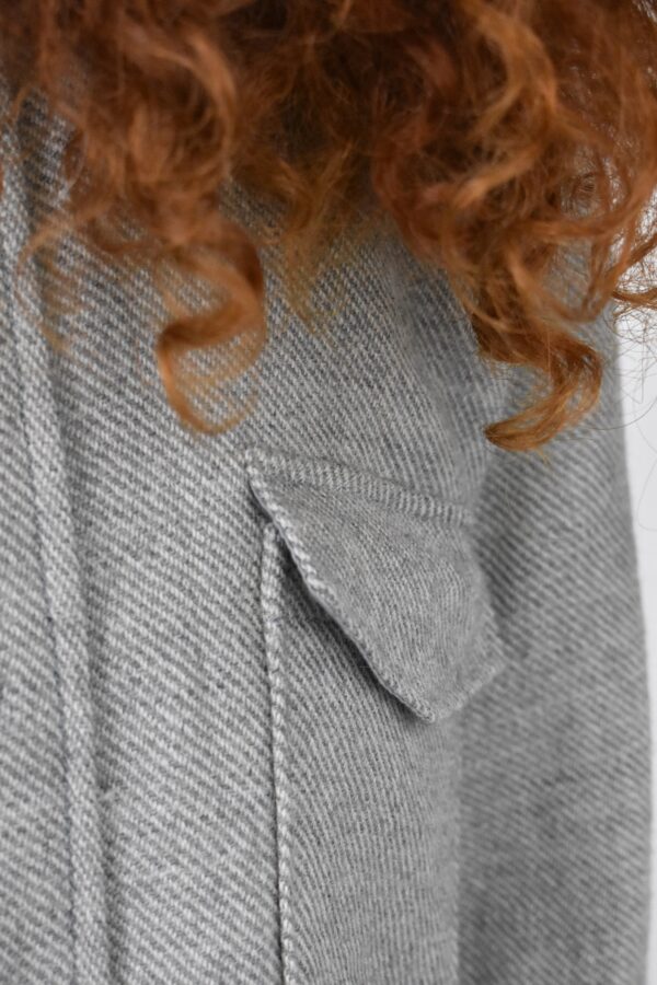 UTTERLY NATURAL, UNDYED WOOLEN OVERSHIRT 3 - Image 4