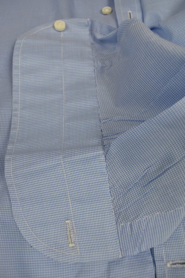 HAND-WORKED GRANDI & RUBINELLI SHIRT IN MICRO CHECKS 6 HAND-WORKED GRANDI & RUBINELLI SHIRT IN MICRO CHECKS - Image 6