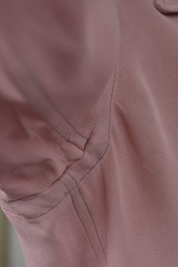 THE LIBRARIAN'S SHIRT IN DUSTY ROSE GEORGETTE SILK - Image 6