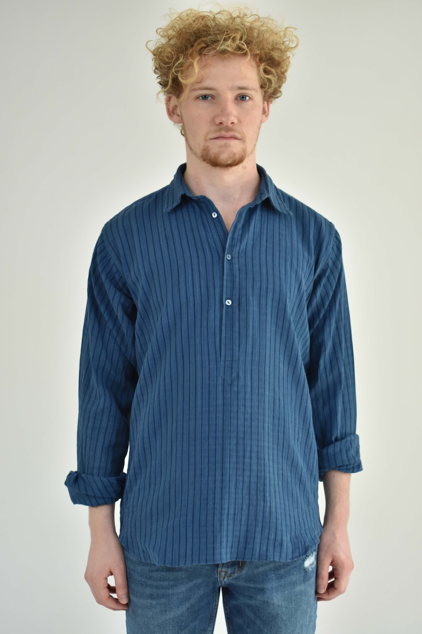 UTTERLY NATURAL SHIRT 7: PLANT DYED, HANDLOOMED 1 UTTERLY NATURAL SHIRT 7: PLANT DYED, HANDLOOMED