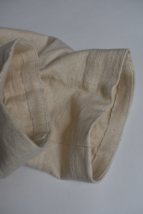 STRAIGHT PANTS IN UNDYED HANDLOOMED COTTON 6 STRAIGHT PANTS IN UNDYED HANDLOOMED COTTON - Image 6