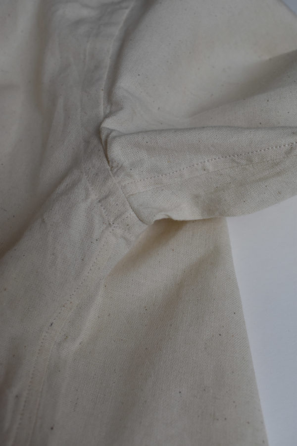 POPOVER SHIRT IN UNDYED, HANDLOOMED COTTON 5 POPOVER SHIRT IN UNDYED, HANDLOOMED COTTON - Image 5