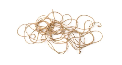 string tangled mess