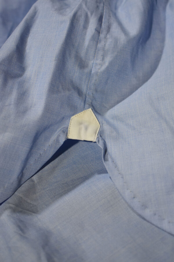 HAND-SEWN SHIRT IN BLUE END-ON-END 120s 2-PLY POPLIN 14 HAND-SEWN SHIRT IN BLUE END-ON-END 120s 2-PLY POPLIN - Image 14