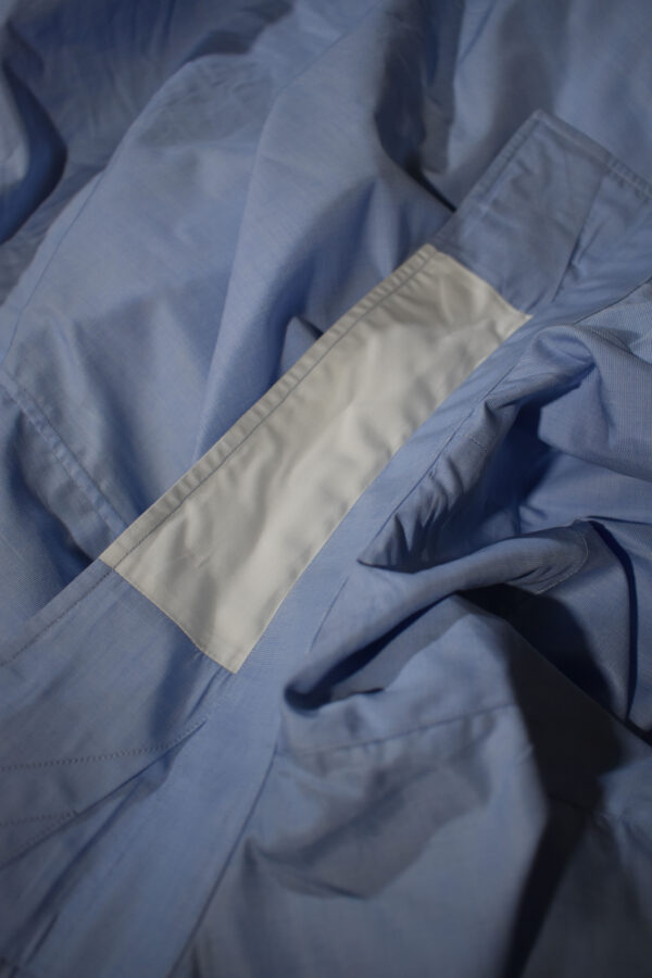 HAND-SEWN SHIRT IN BLUE END-ON-END 120s 2-PLY POPLIN 15 HAND-SEWN SHIRT IN BLUE END-ON-END 120s 2-PLY POPLIN - Image 15