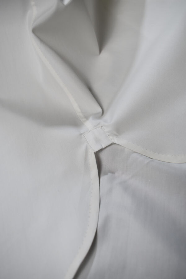 HAND-SEWN SHIRT IN WHITE 120s 2-PLY POPLIN 10 HAND-SEWN SHIRT IN WHITE 120s 2-PLY POPLIN - Image 10