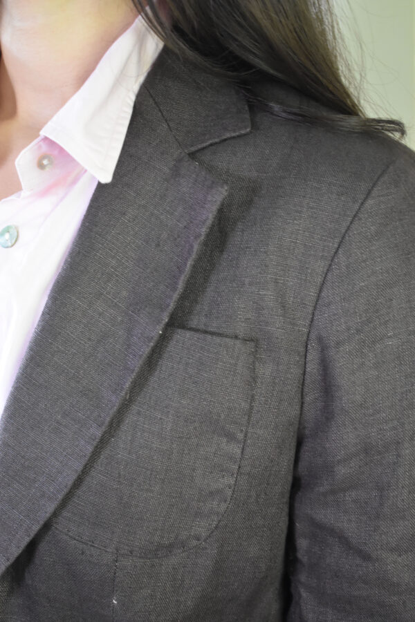 COFFE BROWN LINEN SUIT 6 COFFE BROWN LINEN SUIT - Image 6