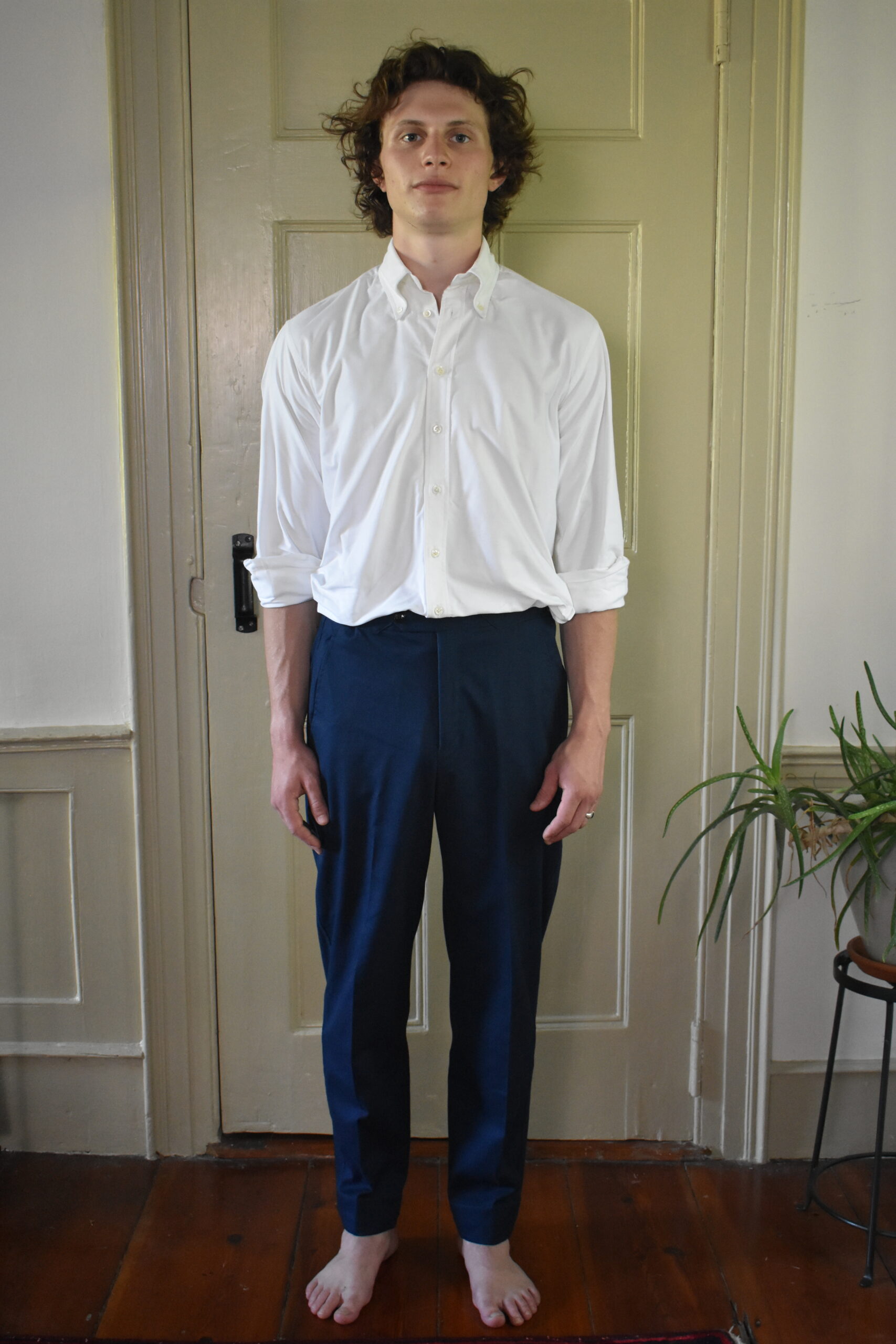 CLASSIC WHITE OXFORD BUTTON-DOWN IN ORGANIC COTTON 2 CLASSIC WHITE OXFORD BUTTON-DOWN IN ORGANIC COTTON - Image 2