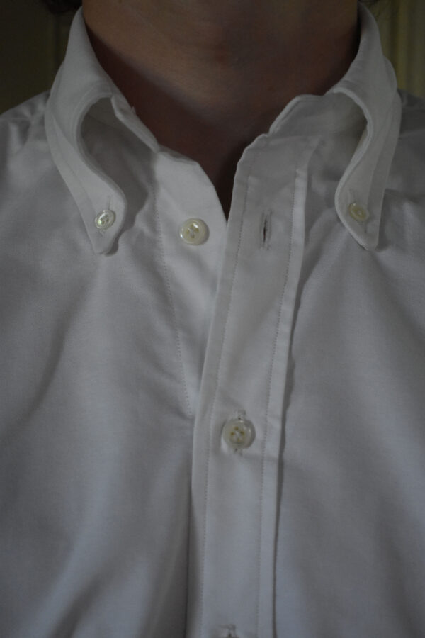 CLASSIC WHITE OXFORD BUTTON-DOWN IN ORGANIC COTTON - Image 8