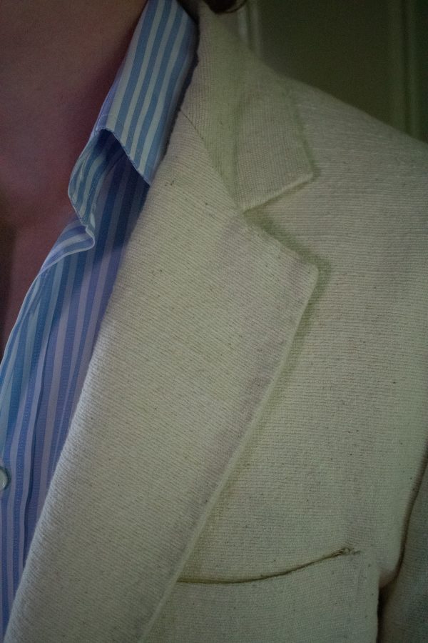 IVORY HAND-LOOMED & HAND-SEWN COTTON SUIT 6 IVORY HAND-LOOMED & HAND-SEWN COTTON SUIT - Image 6