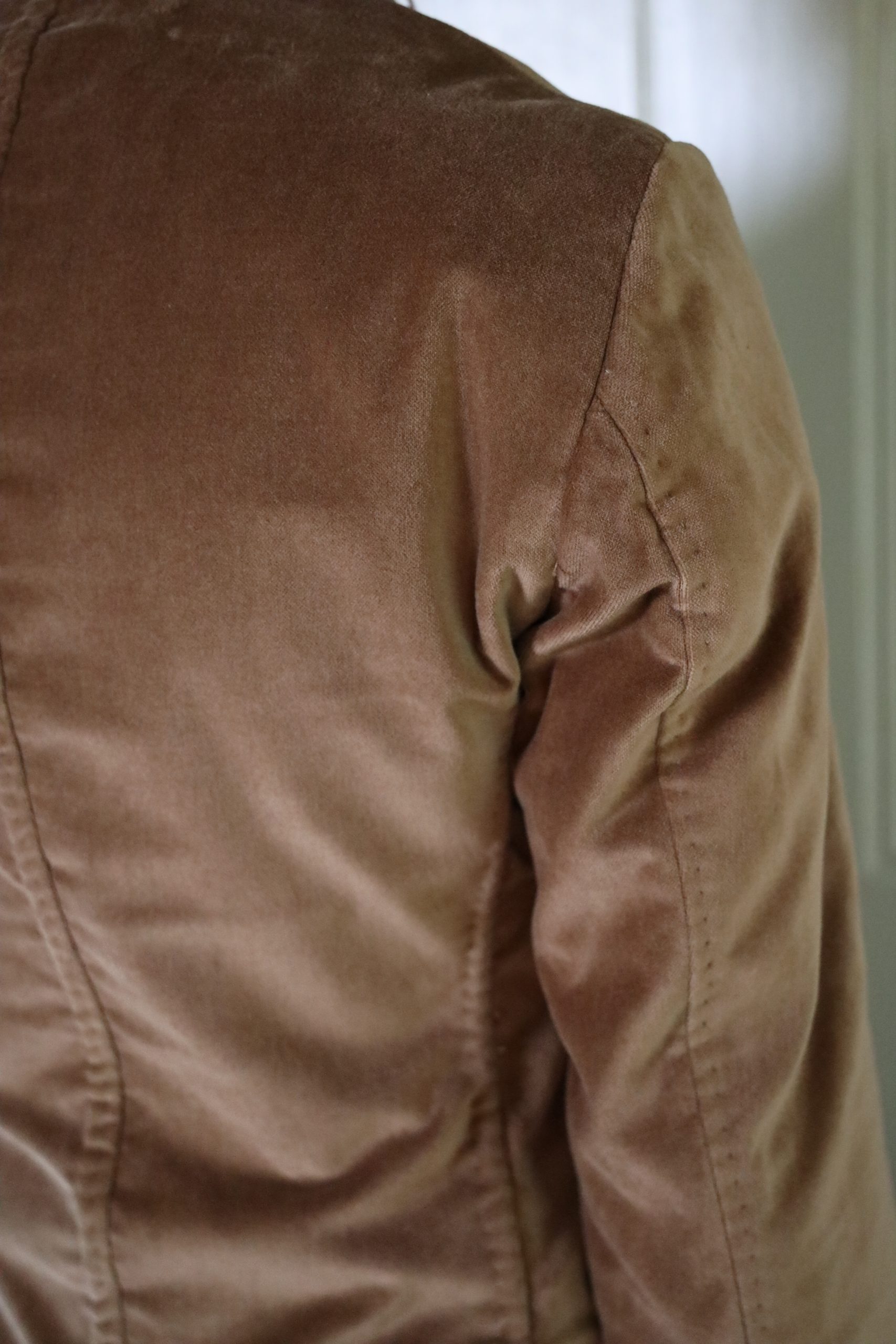 TAN VELVET COTTON SUIT 8 TAN VELVET COTTON SUIT - Image 8