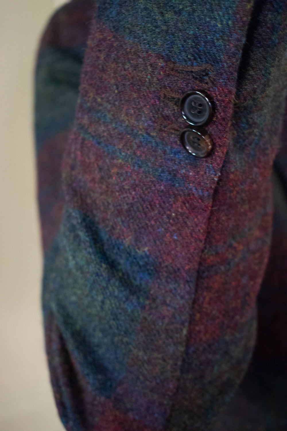 TWO BUTTON JACKET IN CHECKED ENGLISH TWEED 7 TWO BUTTON JACKET IN CHECKED ENGLISH TWEED - Image 7